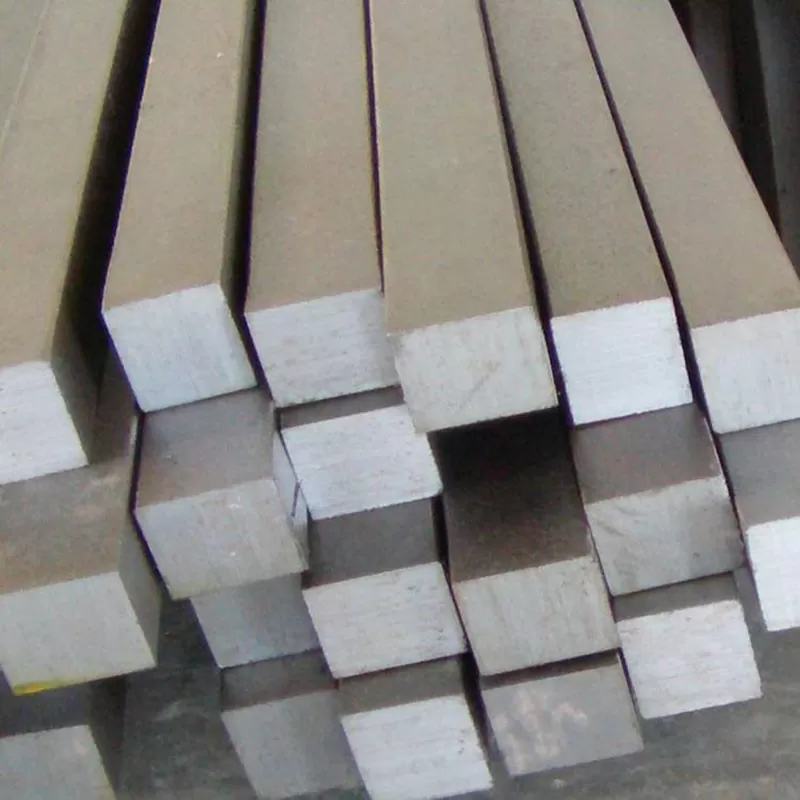 Hot rolled mild steel square bars in sizes 20mm to 52mm – black finish – Steelmet Industries