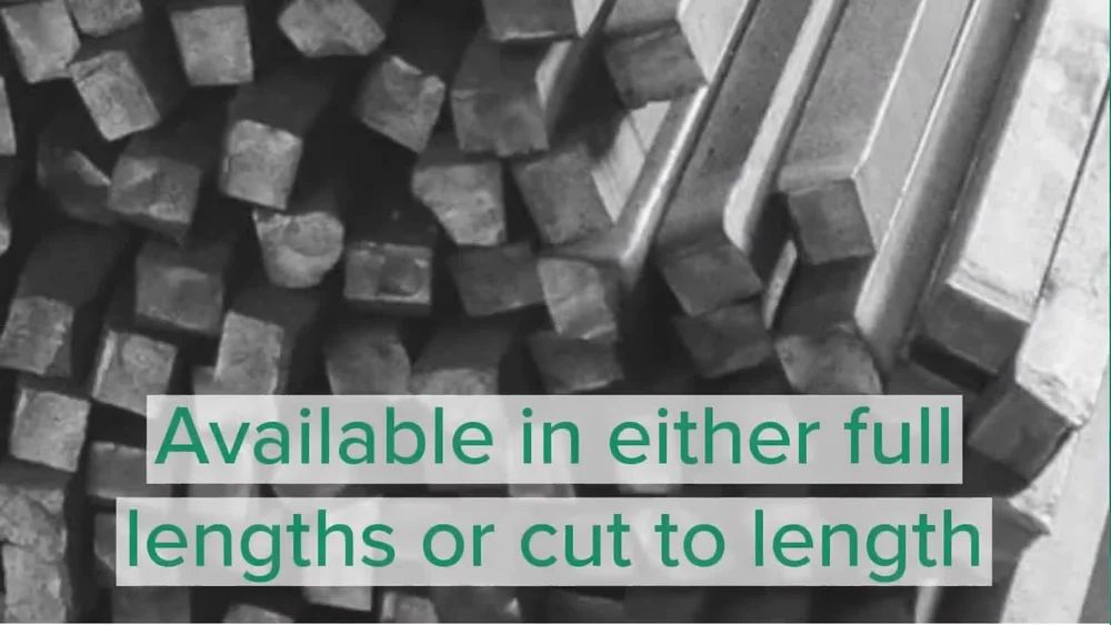 Bright steel bars used for window grill and gate fabrication